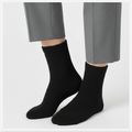 Socks Affair Black Furry Socks