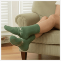 Solemate Green Furry Socks