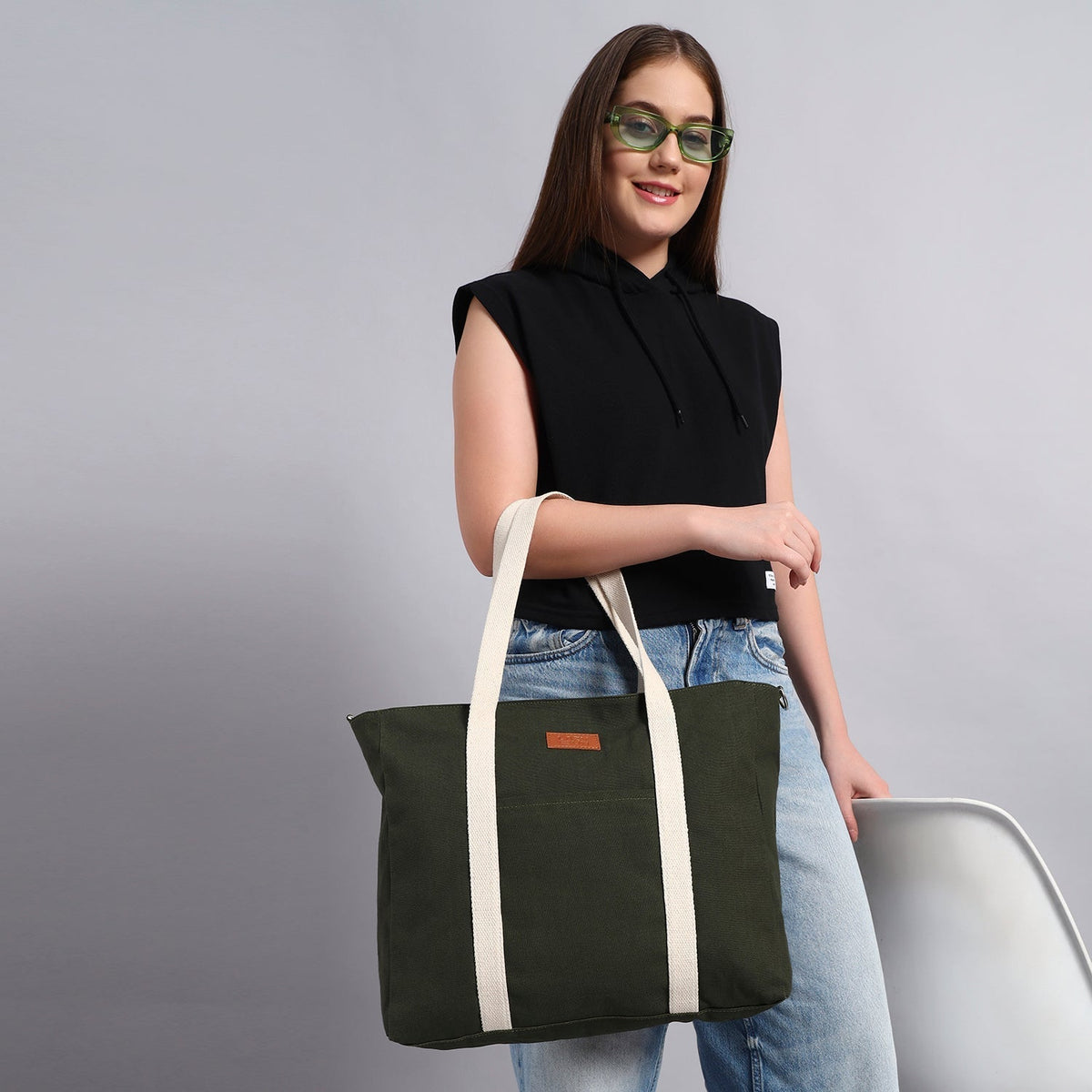 RED TOTE BAG