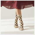Love Knotes Black Furry Socks