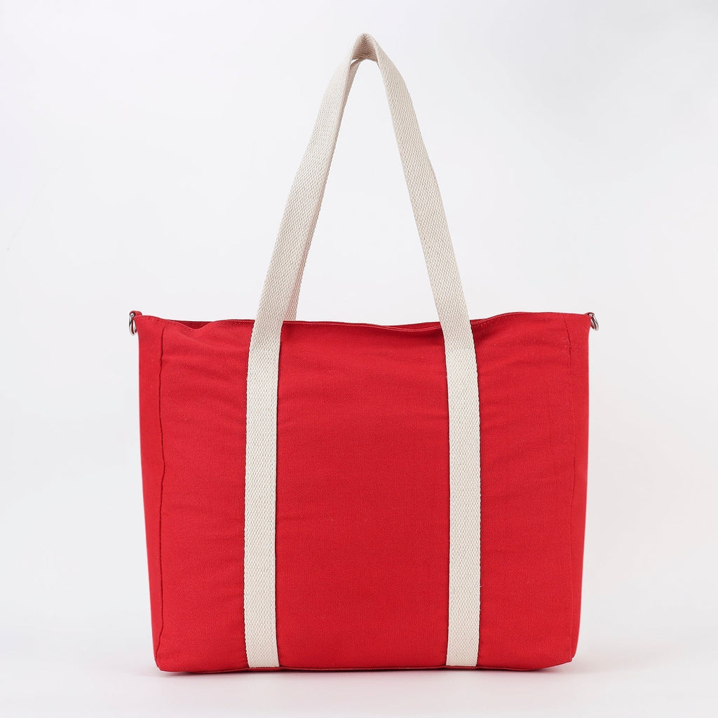 RED TOTE BAG