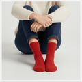 Socks Affair Red Furry Socks