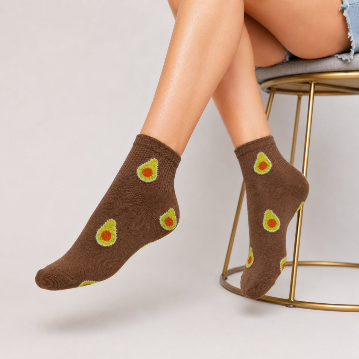 Avocado Socks - Brown