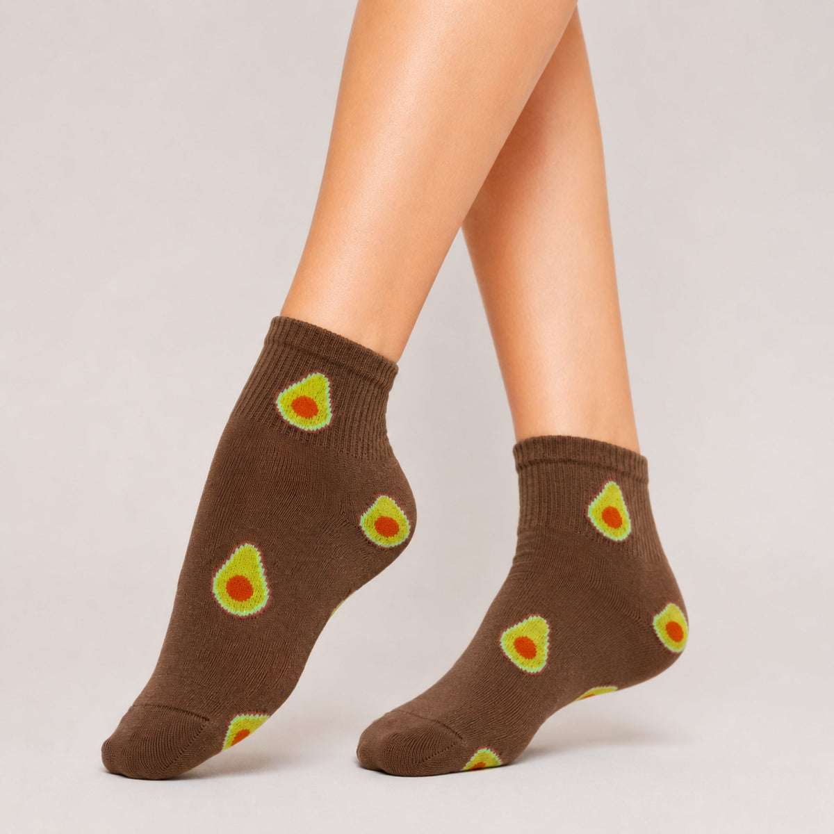 Avocado Socks - Brown