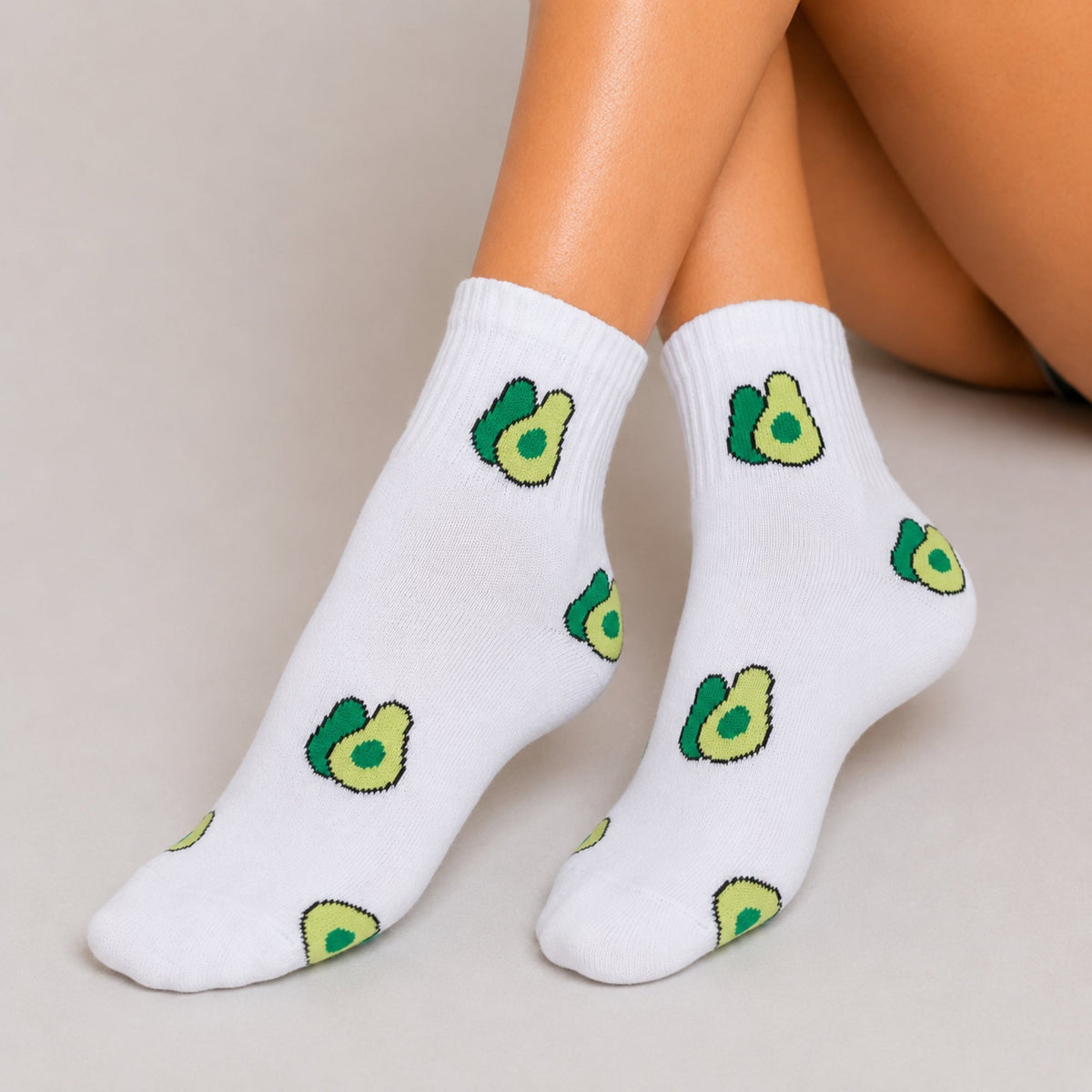 Avocado Socks - White