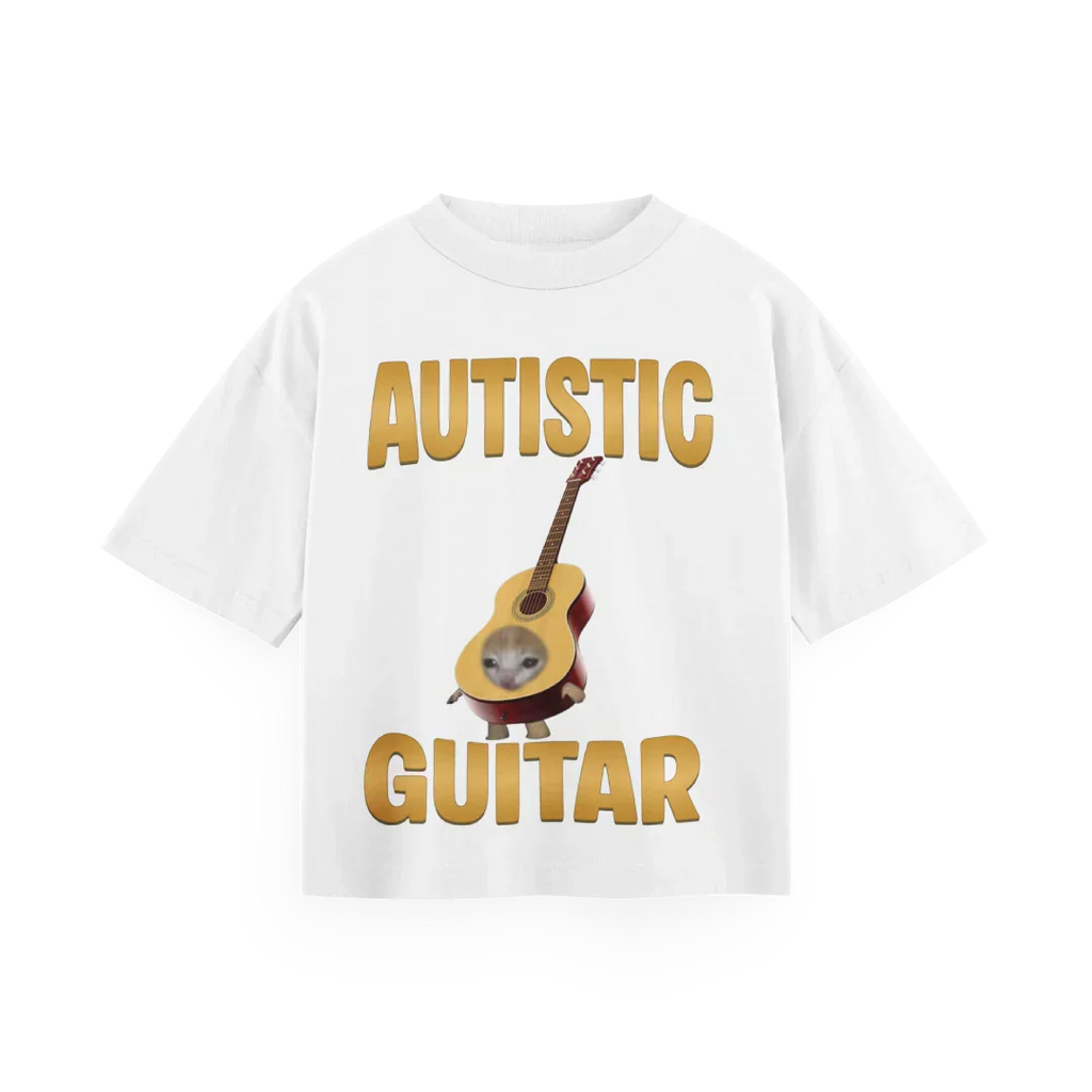 Autistic Guitar - Oversized Tee