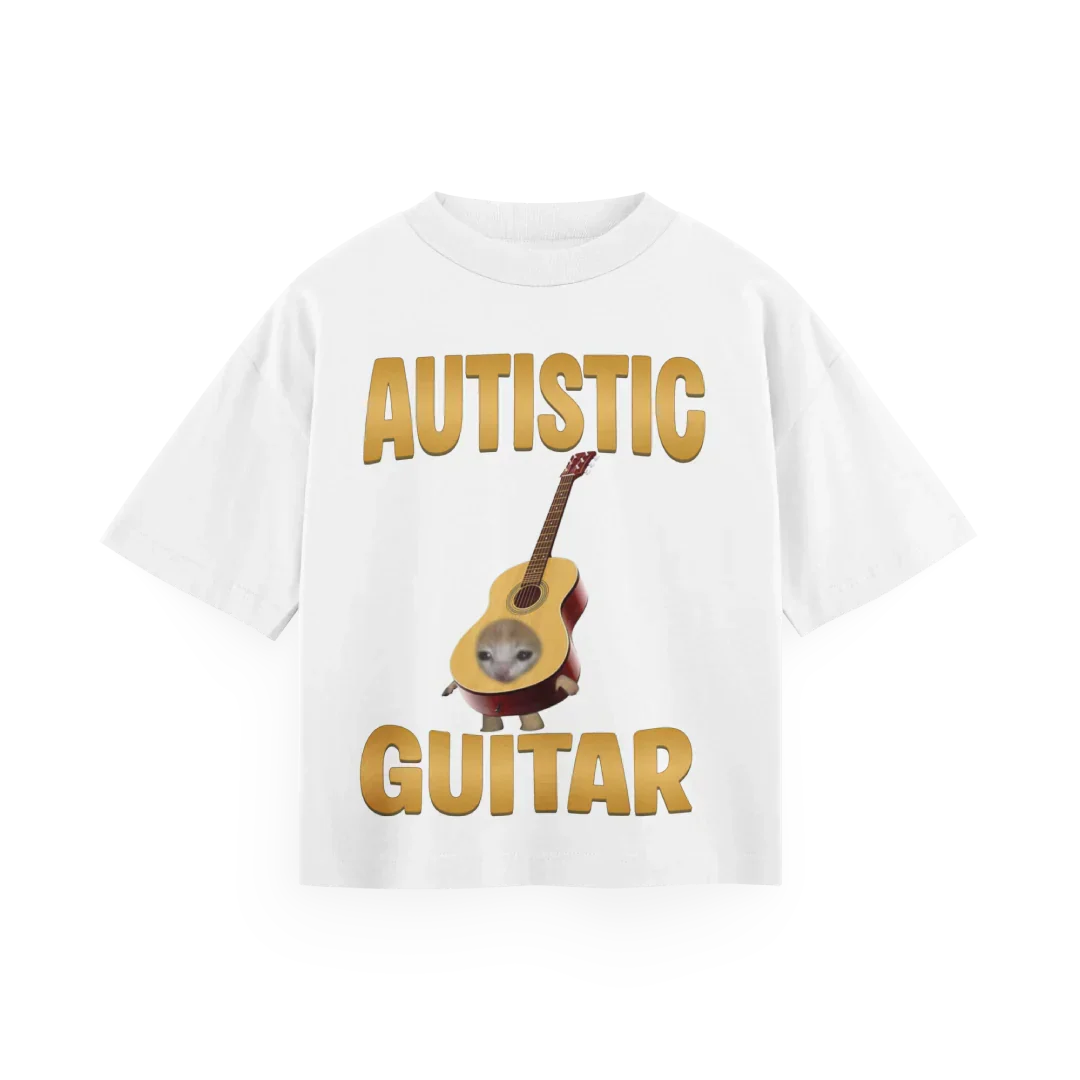 Autistic Guitar - Oversized Tee