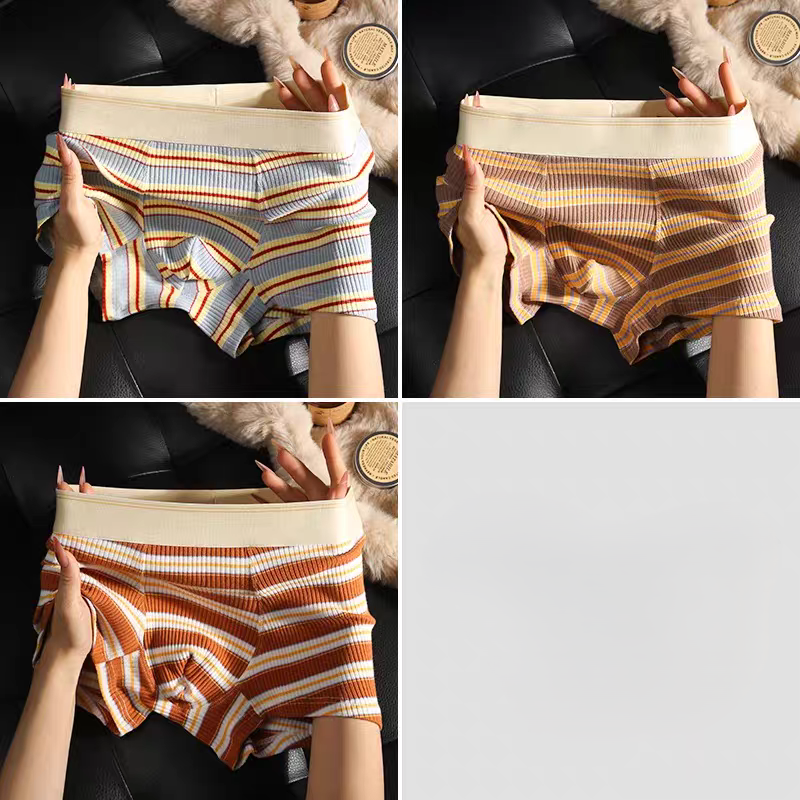 RetroRib Stripe Comfort Trunks