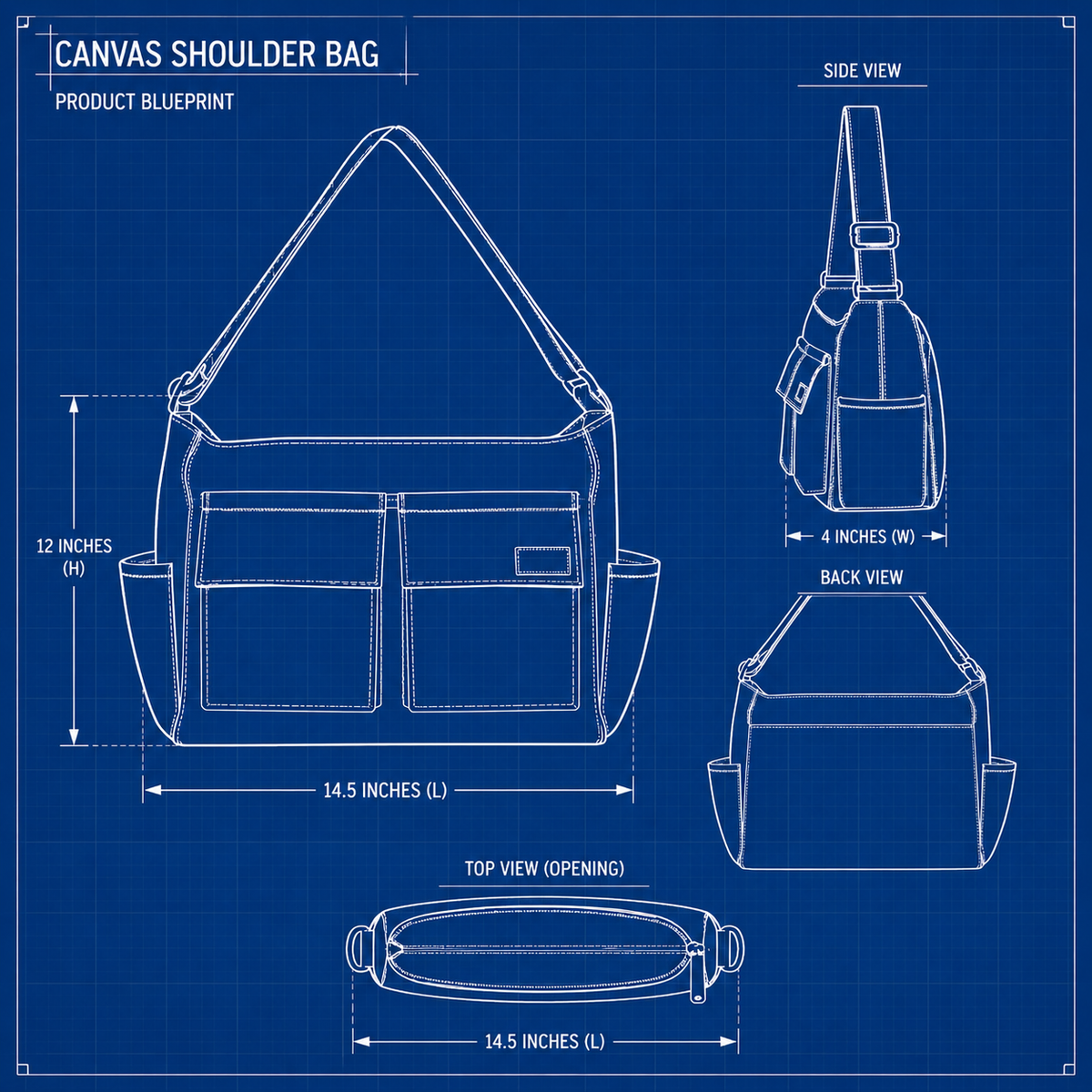 Beige Cargo Bag