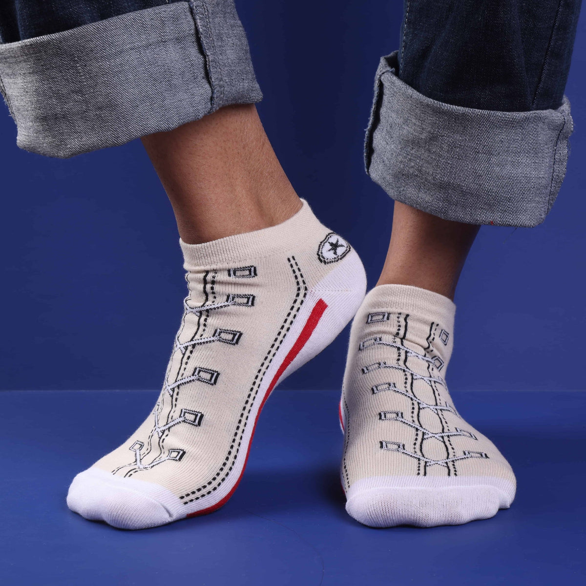 CREAM- URBAN SHOE SOCKS