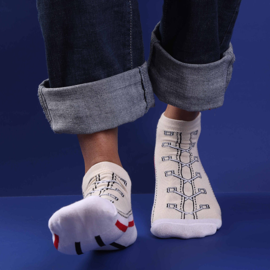 CREAM- URBAN SHOE SOCKS