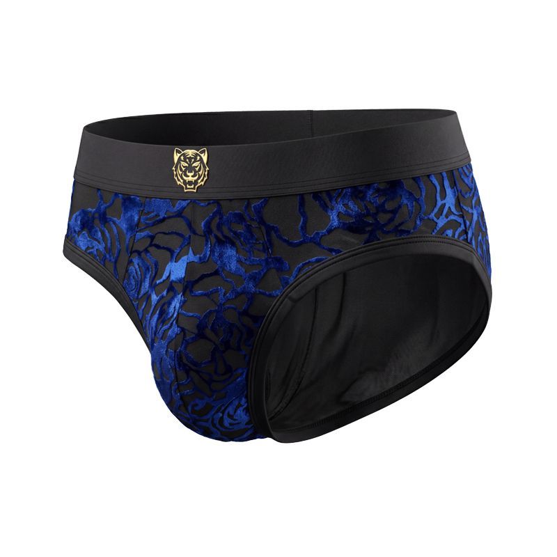 Royal Bloom Sheer Mesh Luxe Briefs