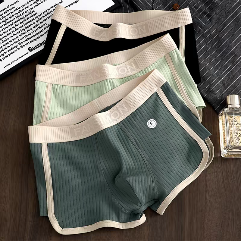 Linenveil Rib Luxe Boxer Briefs