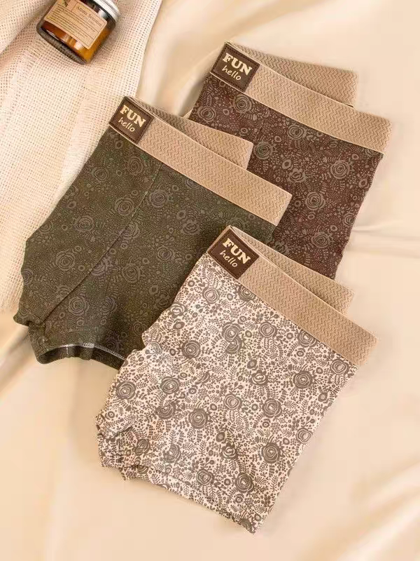 Sepia Script Aura Trunk Briefs