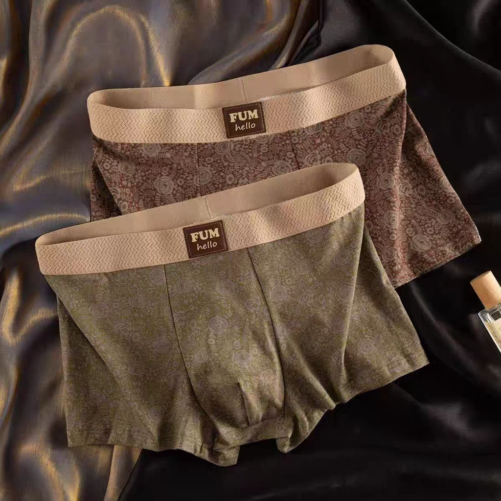 Sepia Script Aura Trunk Briefs