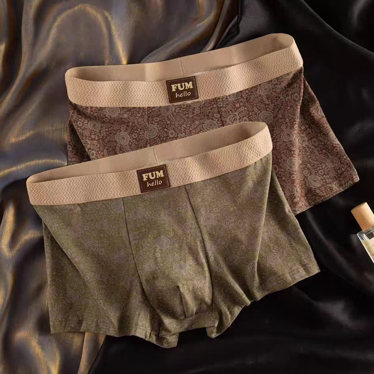 Sepia Script Aura Trunk Briefs