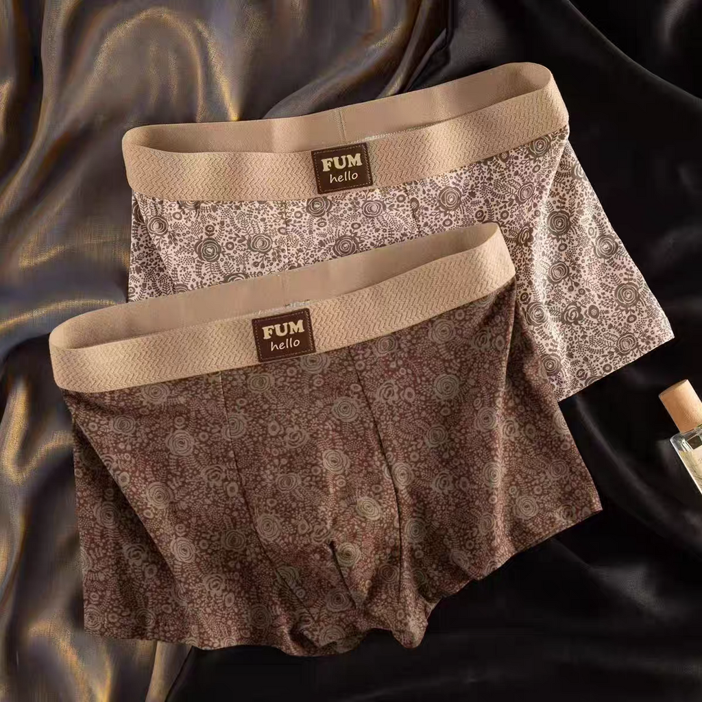 Sepia Script Aura Trunk Briefs
