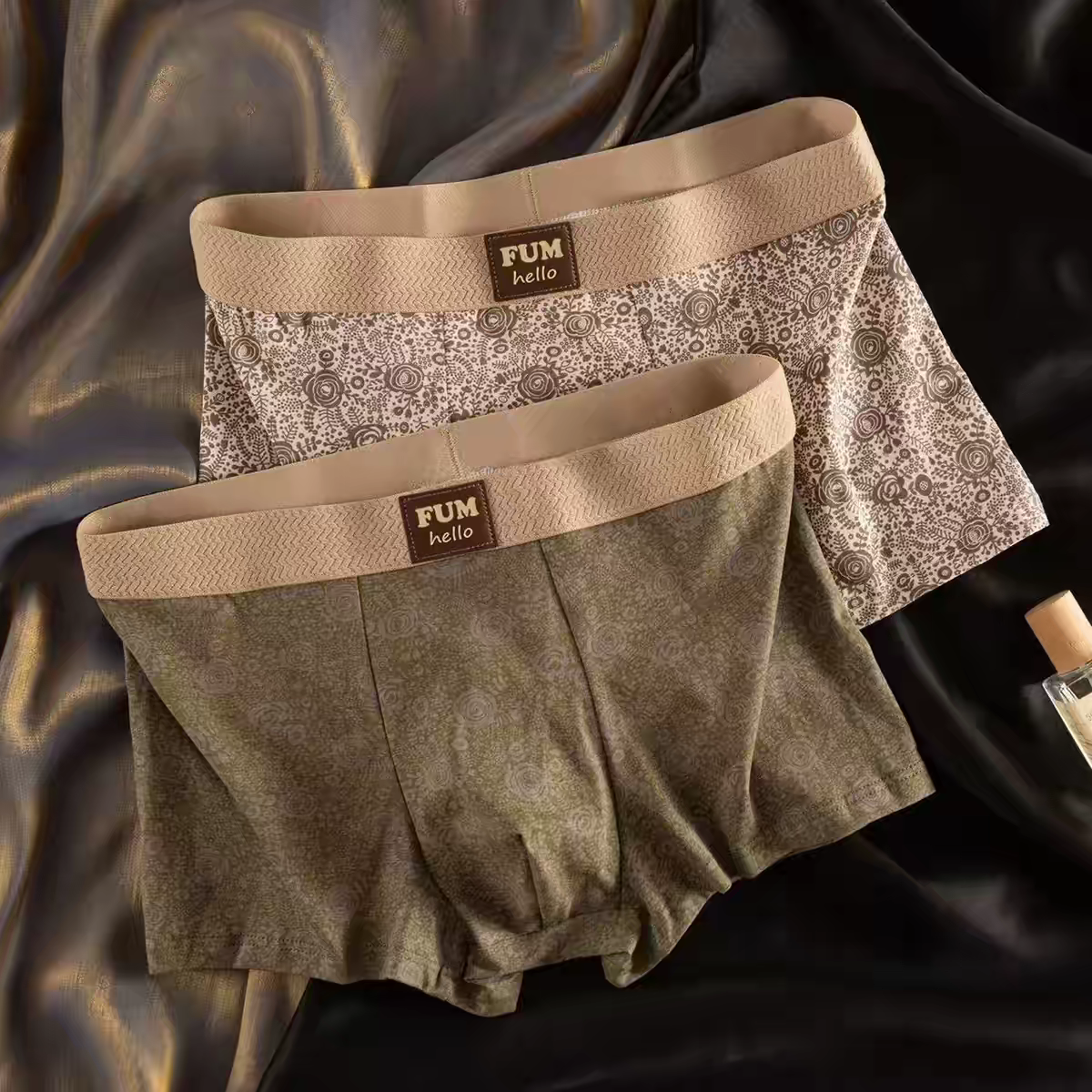 Sepia Script Aura Trunk Briefs