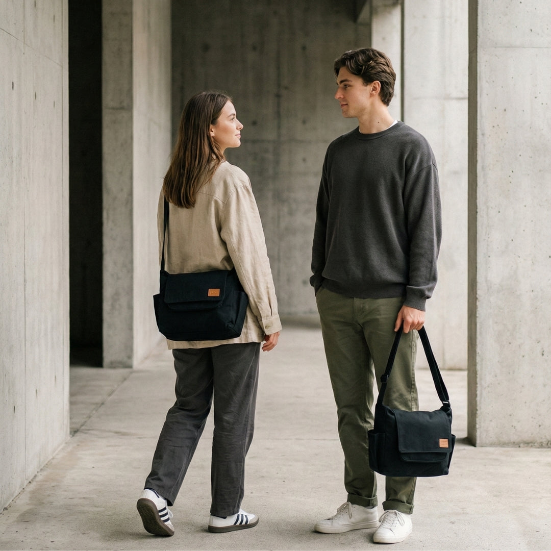 Black Boxy Bag