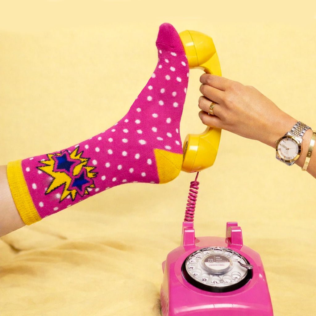 Sockscarving® Retro Glasses Pop Full-Length Edition