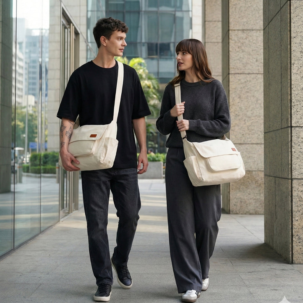 White Boxy Bag