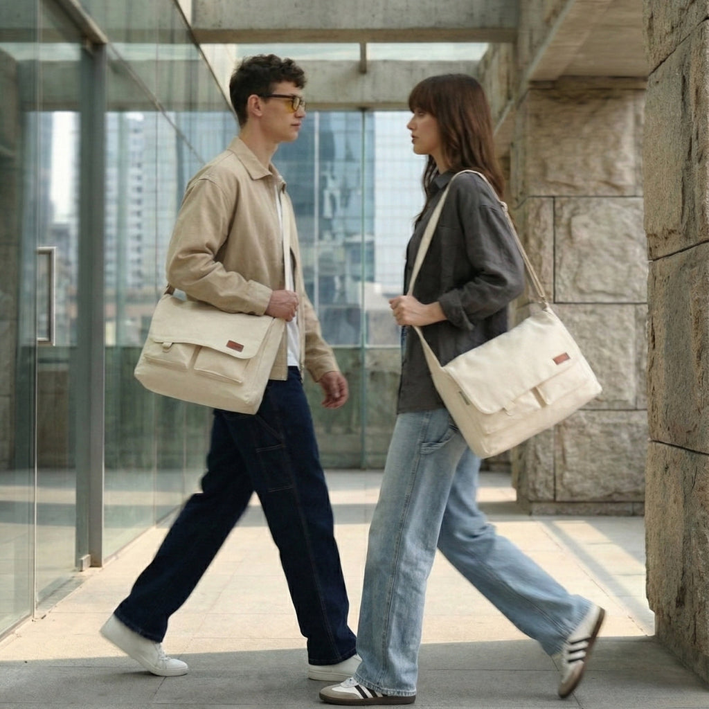 White Letter Bag