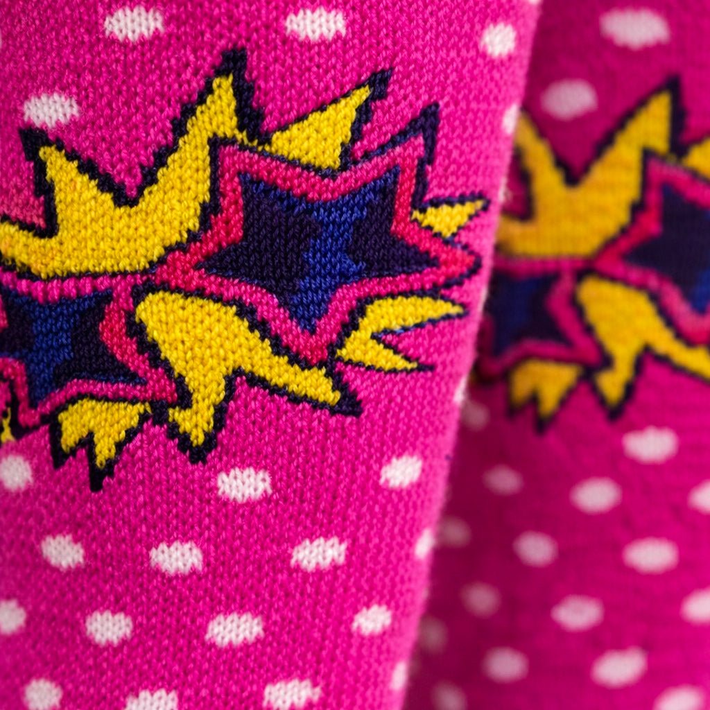 Sockscarving® Retro Glasses Pop Full-Length Edition