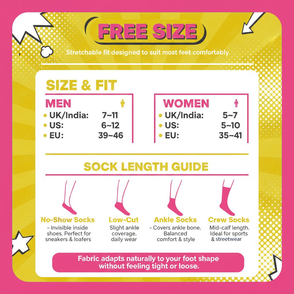 Sockscarving® Retro Glasses Pop Full-Length Edition