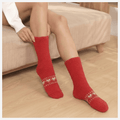 Solemate Red Furry Socks