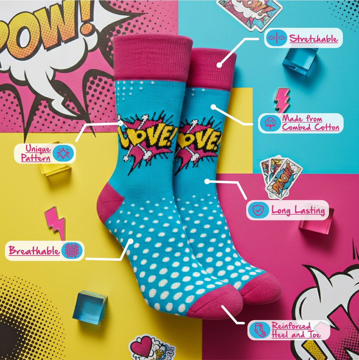 Sockscarving® Love Pop Full-Length Edition (Pack of 1)