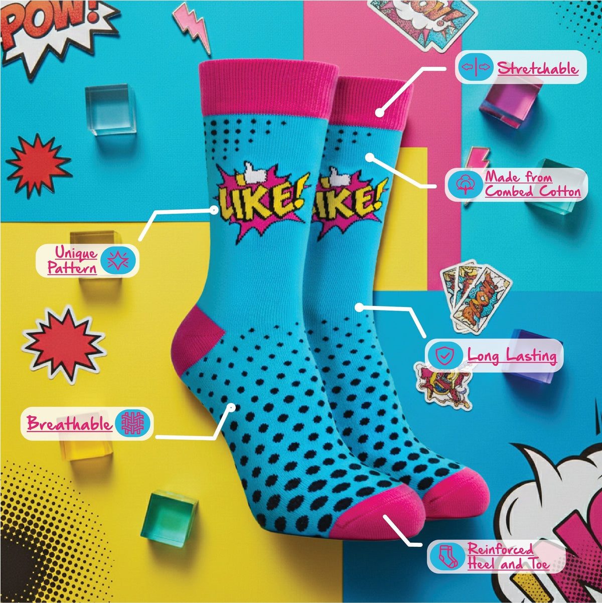 Sockscarving® Like Pop Full-Length Edition (Pack of 1)