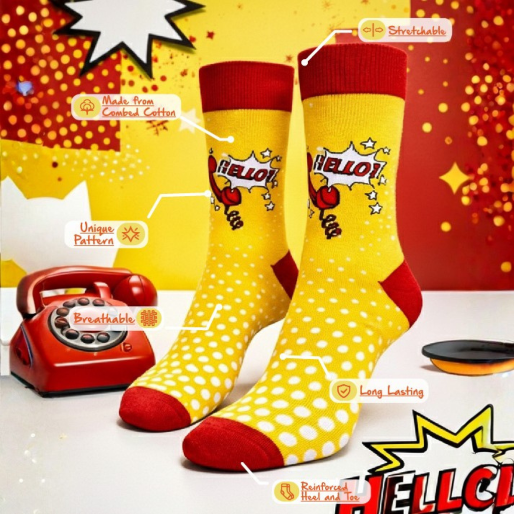 Sockscarving® Hello Pop Full-Length Edition