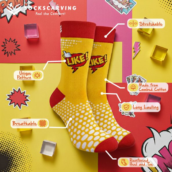 Sockscarving® Like 2.0 Pop Full-Length Edition